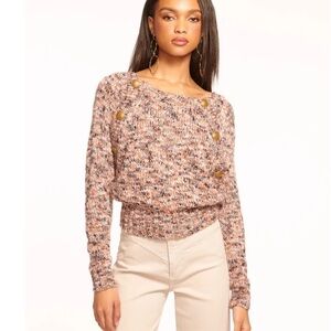RAMY BROOK Alden Sweater in a Neutral Combo